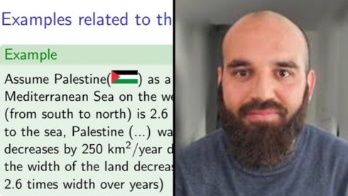 US university probes math question asking: At what rate is Israel occupying Palestine?