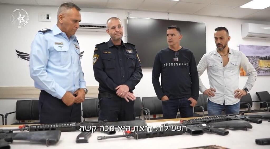 Photo: Israel Police סוכנים סמויים הפלילו עשרות חשודים שסחרו והחזיקו באמל"ח בלתי- חוקי