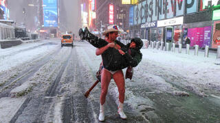 שלג בניו יורק