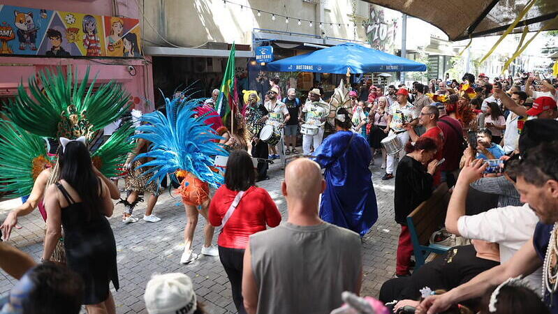 פורים בפלורנטין (צילום: לימור בן רומנו) פורים בפלורנטין