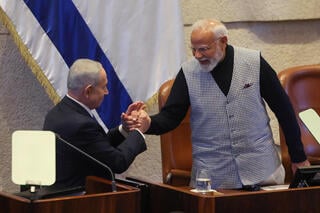 ראש ממשלת הודו מודי במליאה