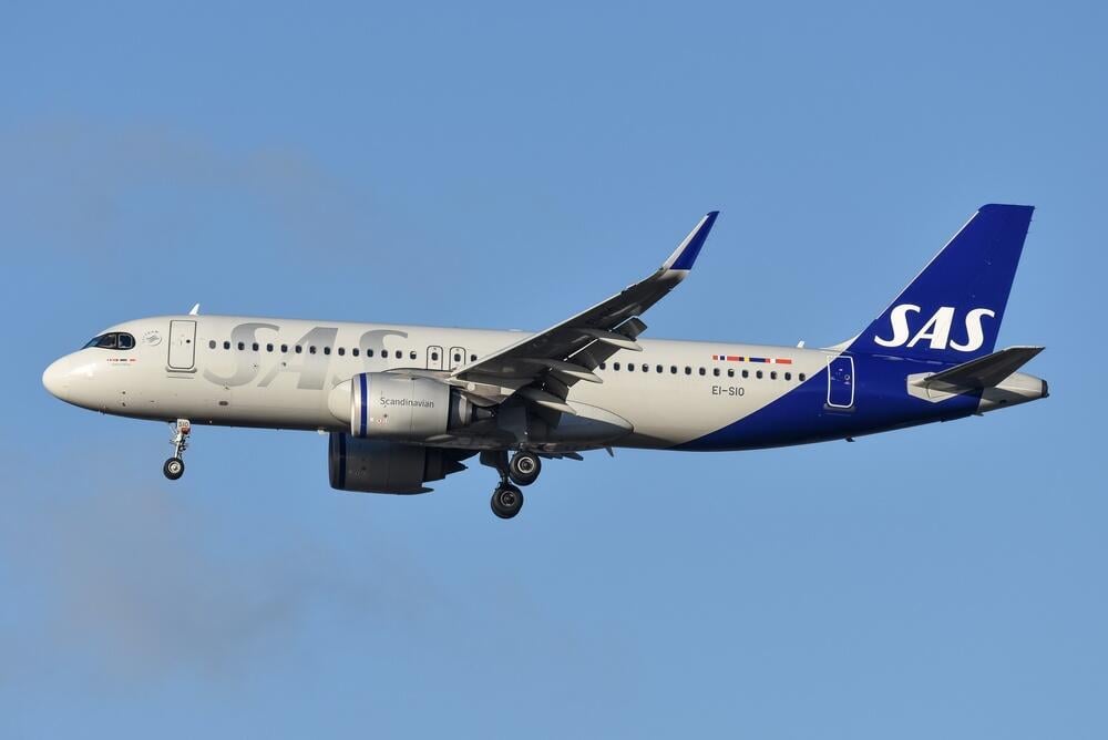 מטוס של סקנדינביאן איירליינס