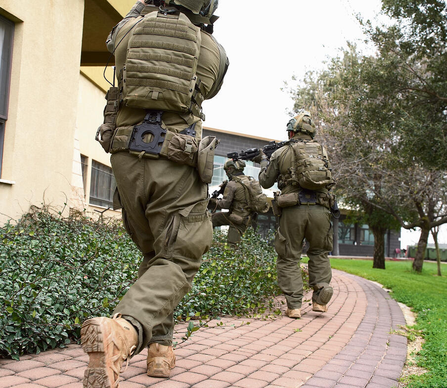 התרגיל של יחידת "פרא" בשבוע שעבר (אפי שריר) התרגיל של יחידת "פרא" בשבוע שעבר