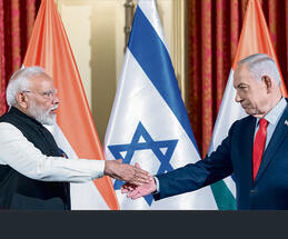 נתניהו ומודי, אתמול