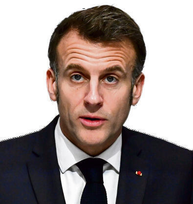 נשיא צרפת מקרון (Anna Kurth, AP) נשיא צרפת מקרון