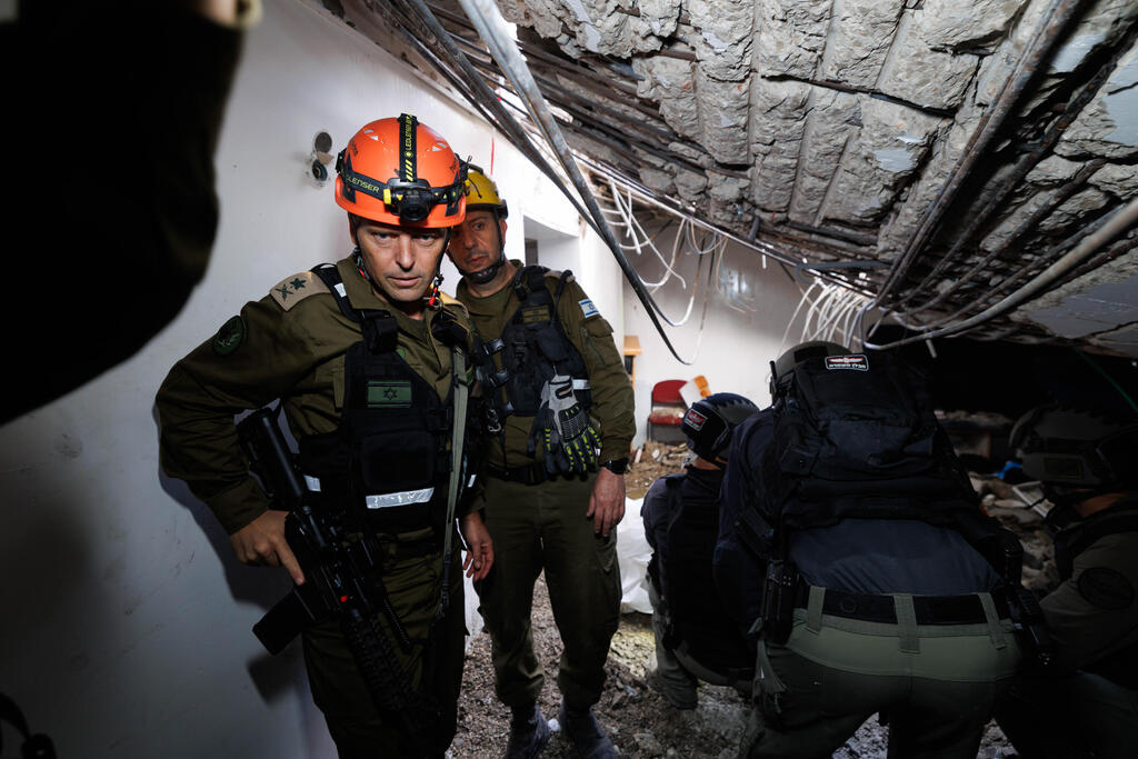 זירת הנפילה בבית שמש (צילום: זיו קורן) זירת הנפילה בבית שמש