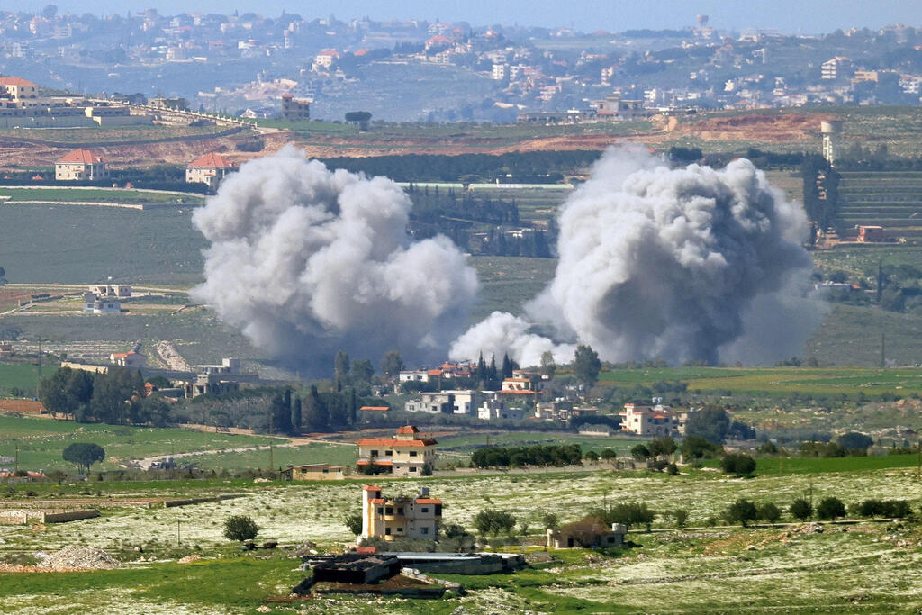 תקיפות בלבנון (צילום: Rabih DAHER / AFP) תקיפות בלבנון