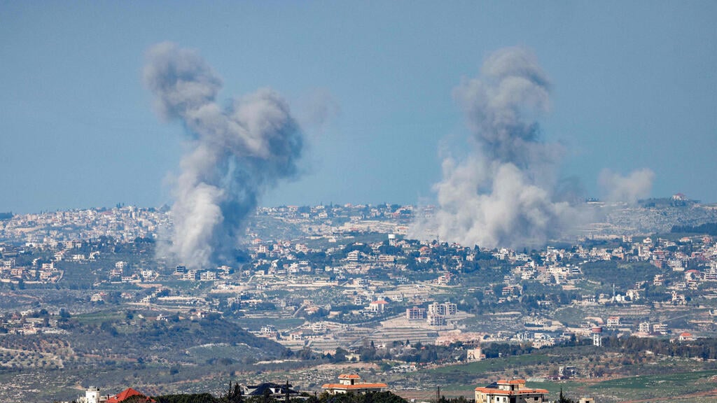 IDF strikes in Lebanon (Photo: Jalaa Marey / AFP) תקיפות בלבנון