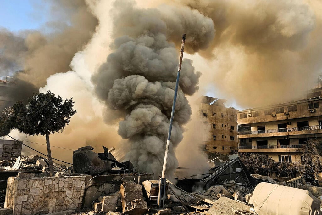 Israeli airstrikes in Beirut, Lebanon (Photo: AFP) התקיפות בדאחייה