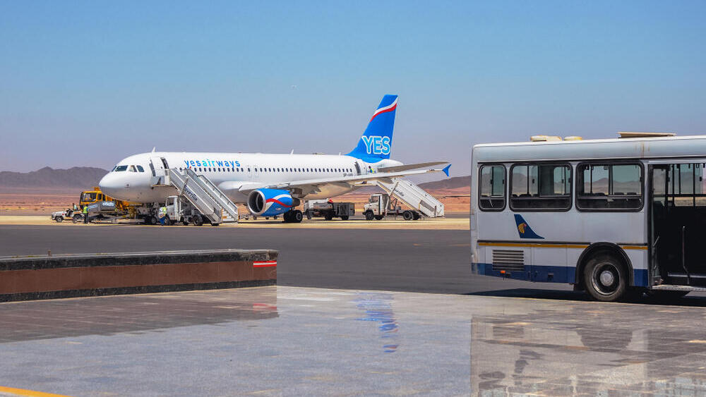 Taba Airport (Photo: Fotokon / shutterstock) נמל התעופה בטאבה