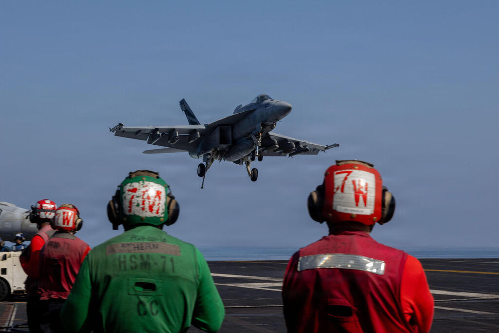 צילום: U.S. Navy via Getty Images נושאת המטובים ג'ראלד פורד