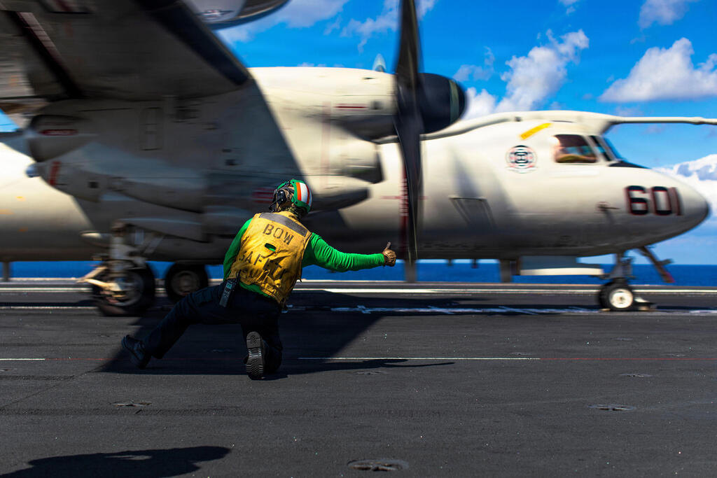 צילום: U.S. Navy via Getty Images נושאת המטובים ג'ראלד פורד