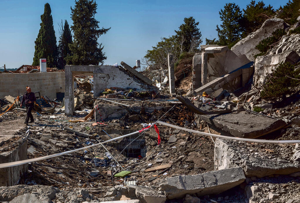 זירת הנפילה בבית שמש | צילום: יובל חן