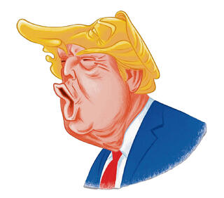 המסר בקריקטורות שפורסמו השבוע בעיתון "אל־ערבי אלג'דיד", שיוצא בבריטניה במימון קטאר: נתניהו דחף את טראמפ למלחמה