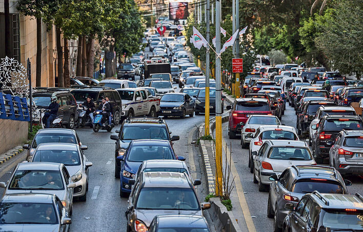 הבריחה ההמונית מרובע הדאחיה בביירות, אתמול