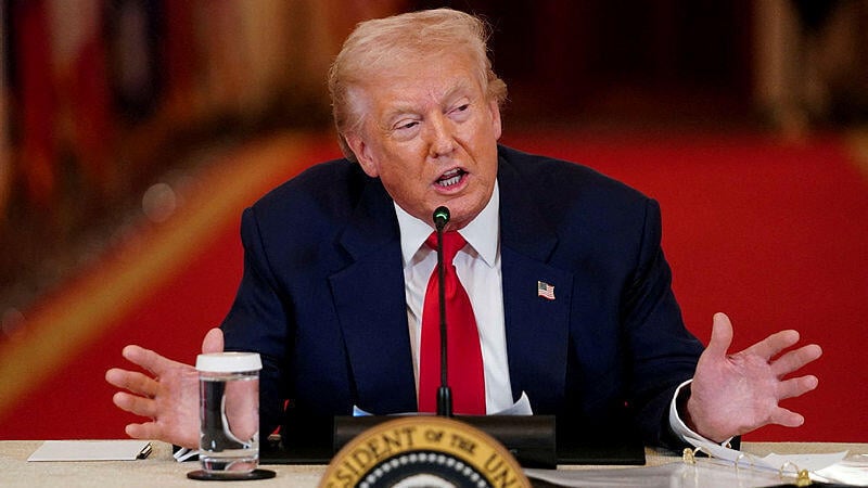 U.S. President Donald Trump (Photo: Nathan Howard, Reuters) דונלד טראמפ הלילה