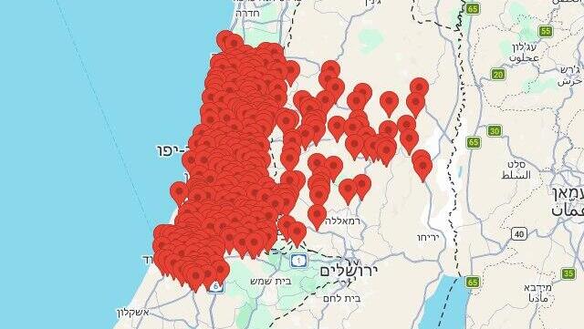צילום: כומתה מפת אזעקות