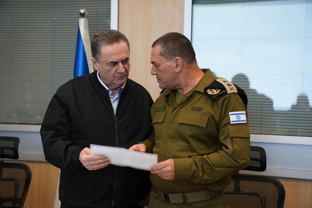 כ"ץ וזמיר (צילום: אריאל חרמוני, משרד הביטחון) כ"ץ וזמיר