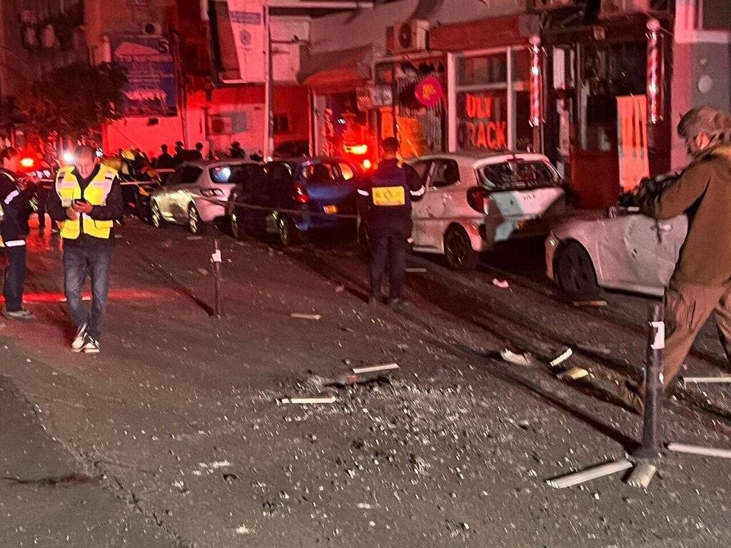 צילום: עיריית ראשון לציון זירת הנפילה בראשון לציון