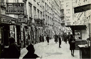 רחוב נאלבקי בוורשה, 1932 | צילום: מוזיאון ישראל, ירושלים