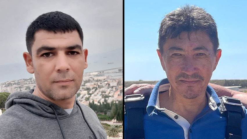 Amid Murtuzov, Rustam Golumov (Photo: Courtesy of the families) רוסטם גולומוב ואמיד מורטוזוב ז"ל