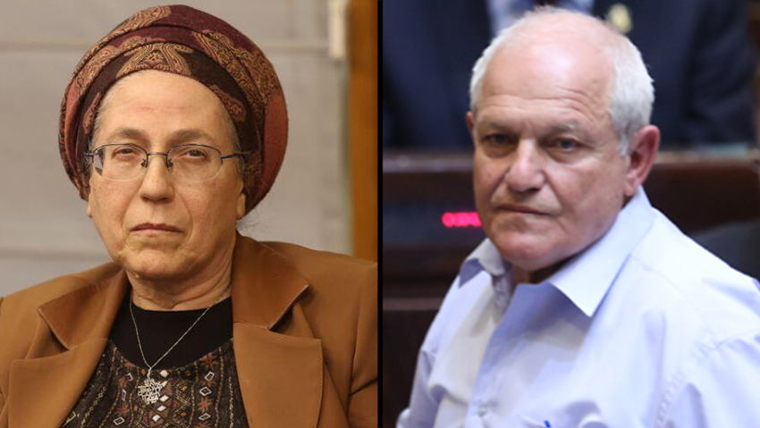 חיים כץ, אורית סטרוק (צילום: אלכס קולומויסקי,) חיים כץ, אורית סטרוק