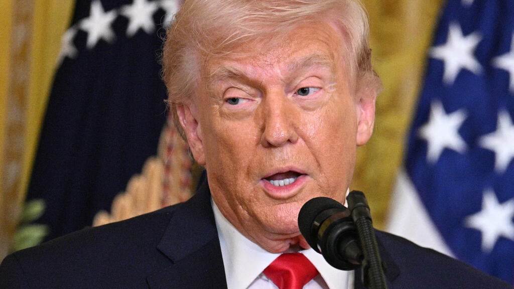 US President Donald Trump (Photo: Jim WATSON / AFP) טראמפ בבית הלבן