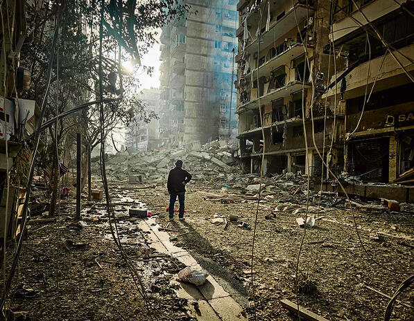 הריסות בביירות. לא יהיה עוד מבצע ביפרים | צילום: אי-אף-פי