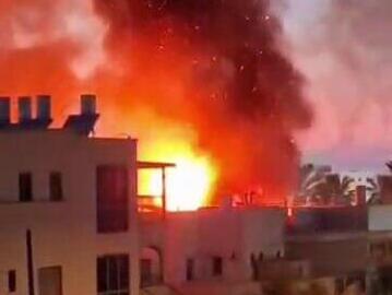 פגיעה במבנה בנהריה (צילום: לפי סעיף 27א לחוק זכויות יוצרים ) נפילה באיזור נהריה