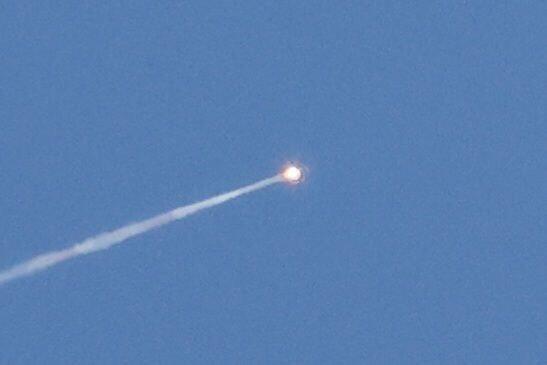 צילום: מוטי קמחי יירוטים בשמי המרכז של מטח מאיראן - שאגת הארי