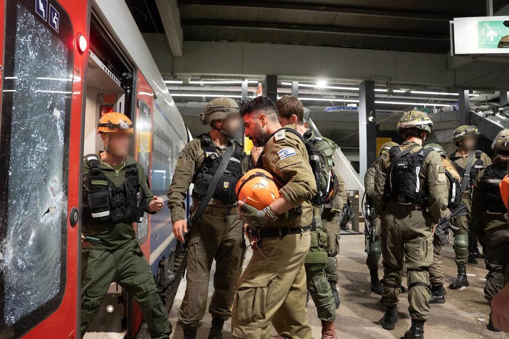 צילום: דובר צה"ל אחת מזירות הנפילה במרכז הארץ