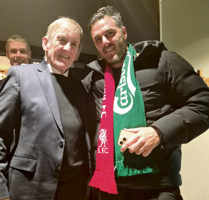 תמיר כהן עם סר קני דלגליש תמיר כהן עם סר קני דלגליש