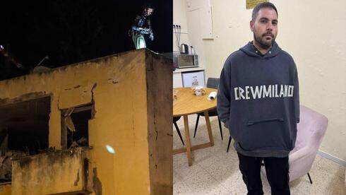 הטיל חדר את התקרה – והתפוצץ בביתו של נדב בנשר: „שמעתי ‘בום’ אדיר. היה לי נס”