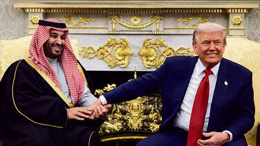"עניין של זמן". טראמפ ובן סלמאן