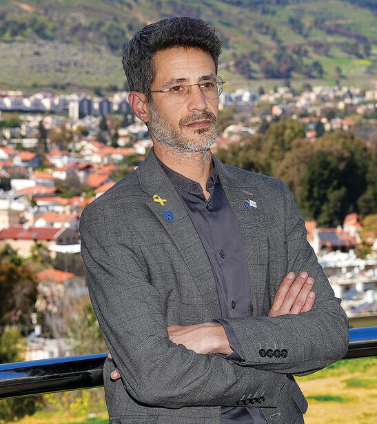 ראש עיריית קריית־שמונה, אביחי שטרן. "זה ניצחון?" | צילום: אפי שריר