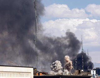 הרס בעקבות תקיפה  אמריקאית בטהרן