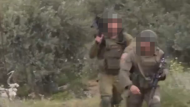 תיעוד מתקיפת הפלסטינים בכפר תיאסיר 