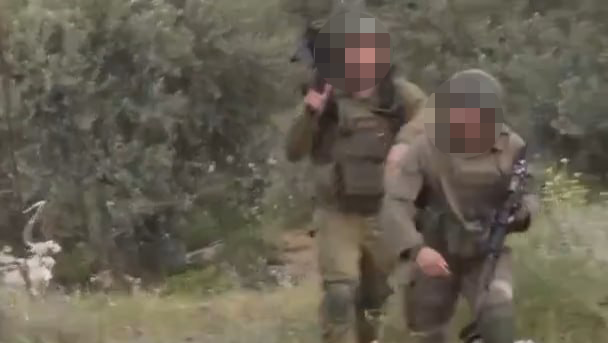 תיעוד מתקיפת הפלסטינים בכפר תיאסיר 