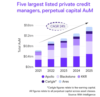 מספר מצומצם של ענקיות ניהול נכסים שהפכו למלוות הדומיננטיות בשוק