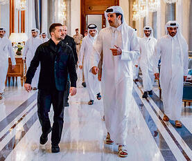 ביקור של זלנסקי באמירויות