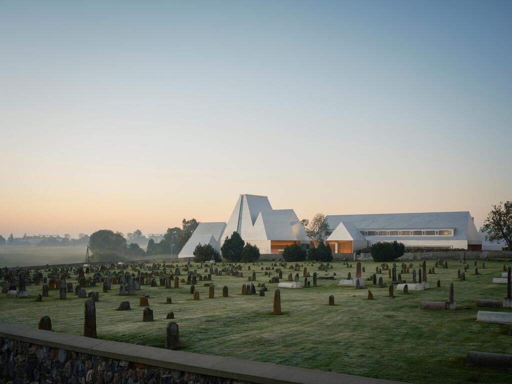 View from the cemetery