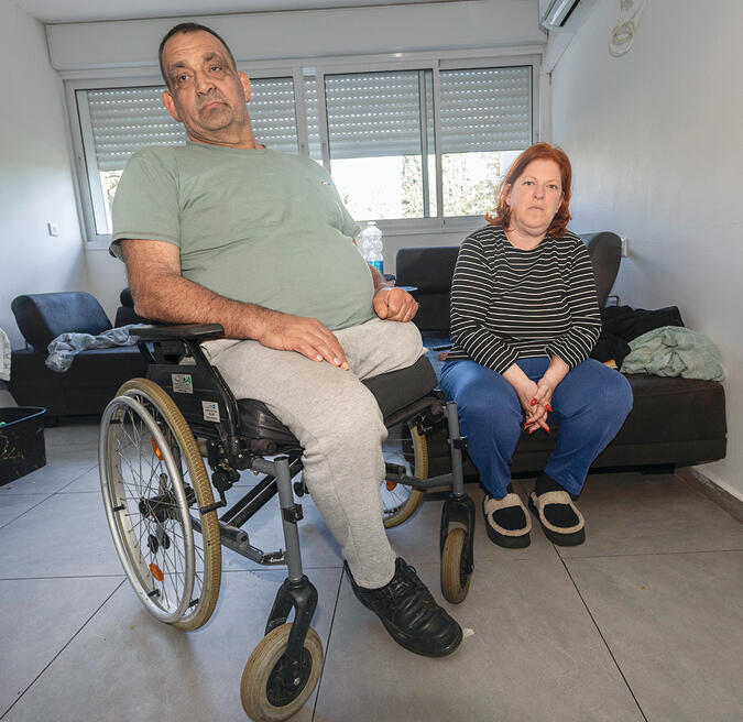 מיכאל פרץ ואשתו לילך