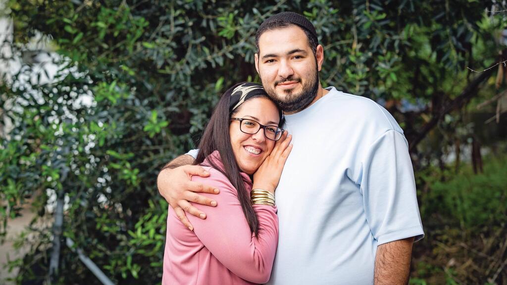 Vered and Baruch (Photo: Alex Kolomoisky) "היה בינינו חיבור רגשי ונפשי יוצא דופן"