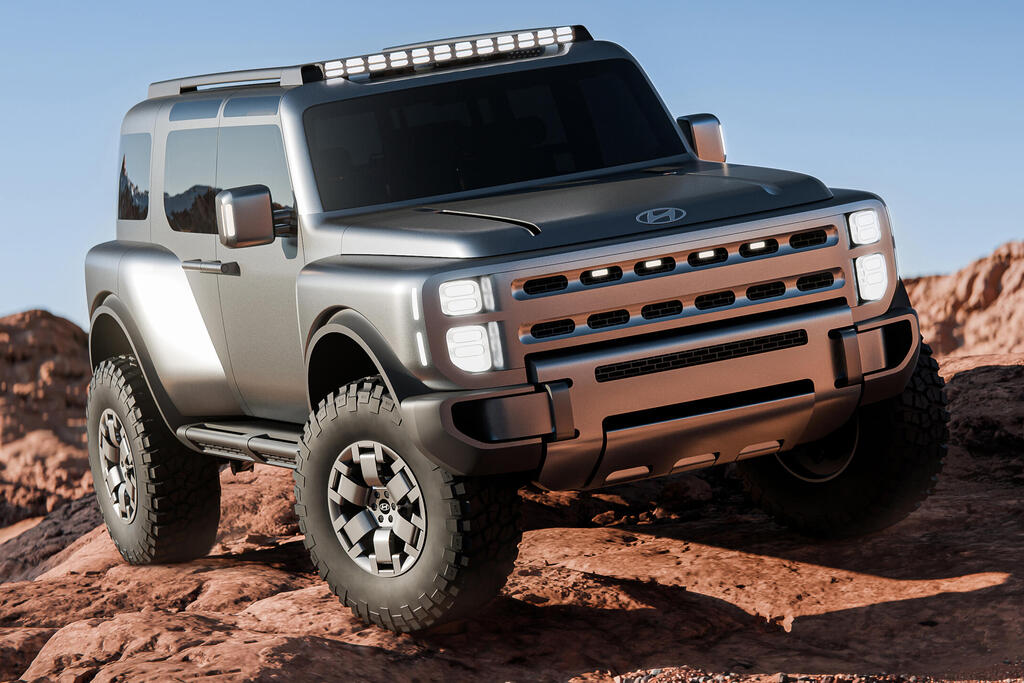 יונדאי הציגה רכב שטח עם הכוונת בבירור על פורד ברונקו