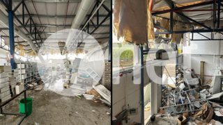 המפעל שניזוק בפתח תקווה