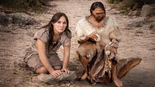 גבר ניאנדרטל ואישה מהאוכלוסיה של אבותינו 