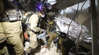 זירת הפגיעה בחיפה