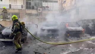 זירת נפילת הרסיס בפתח תקווה