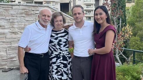 Aftermath of missile strike in residential area