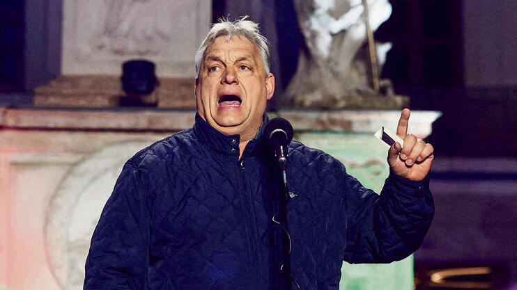 אורבן במהלך הקמפיין (Bernadett Szabo, REUTERS) אורבן במהלך הקמפיין